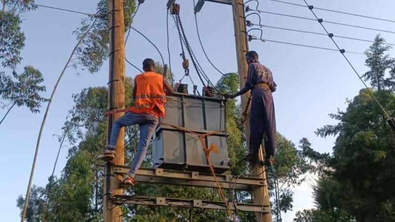 File image of Kenya Power technicians