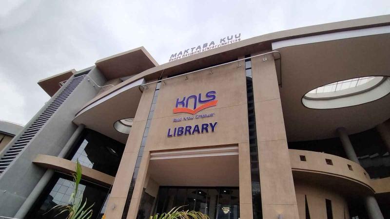 File image of the KNLS Maktaba Kuu library