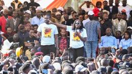 File image of Faith Odhiambo during past political rally