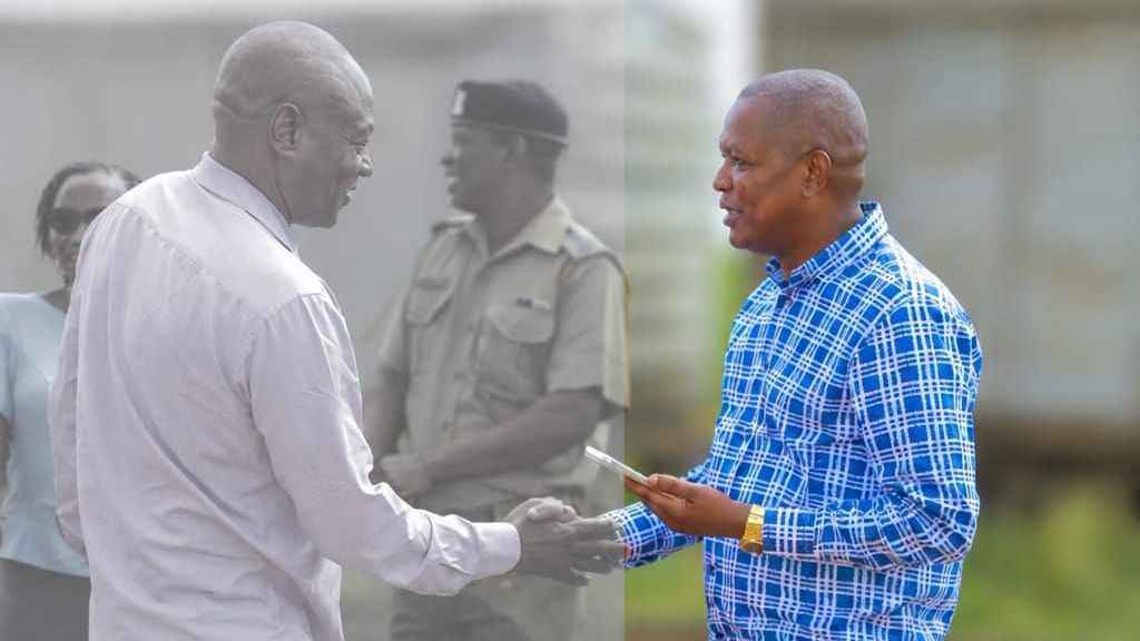 File image of Kibwezi West MP Mwengi Mutuse and his late brother Stephen Ngei