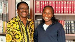 File image of Siaya Governor James Orengo and former LSK President Faith Odhiambo