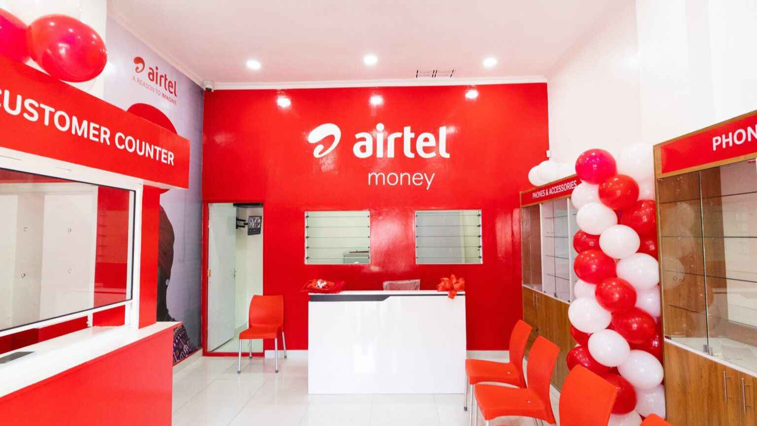 File image of an Airtel shop