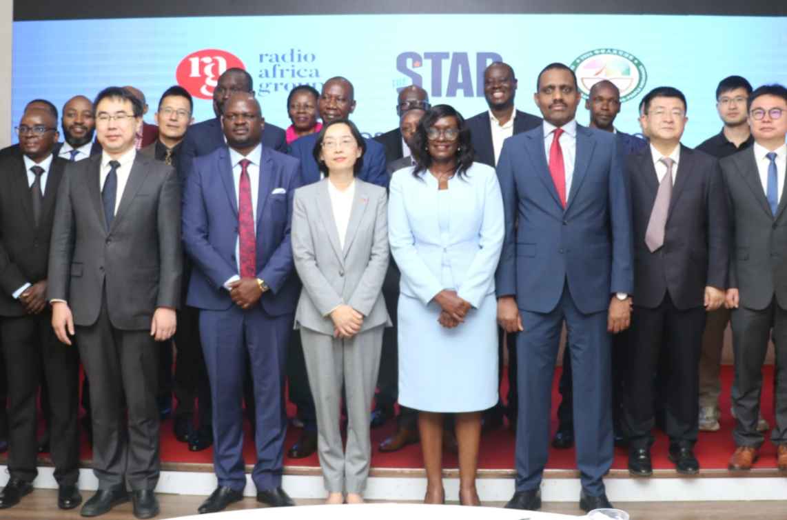 Diplomats, media leaders, and government officials engage during a forum on the role of media in fostering people-to-people connectivity, with a focus on Kenya–China relations.