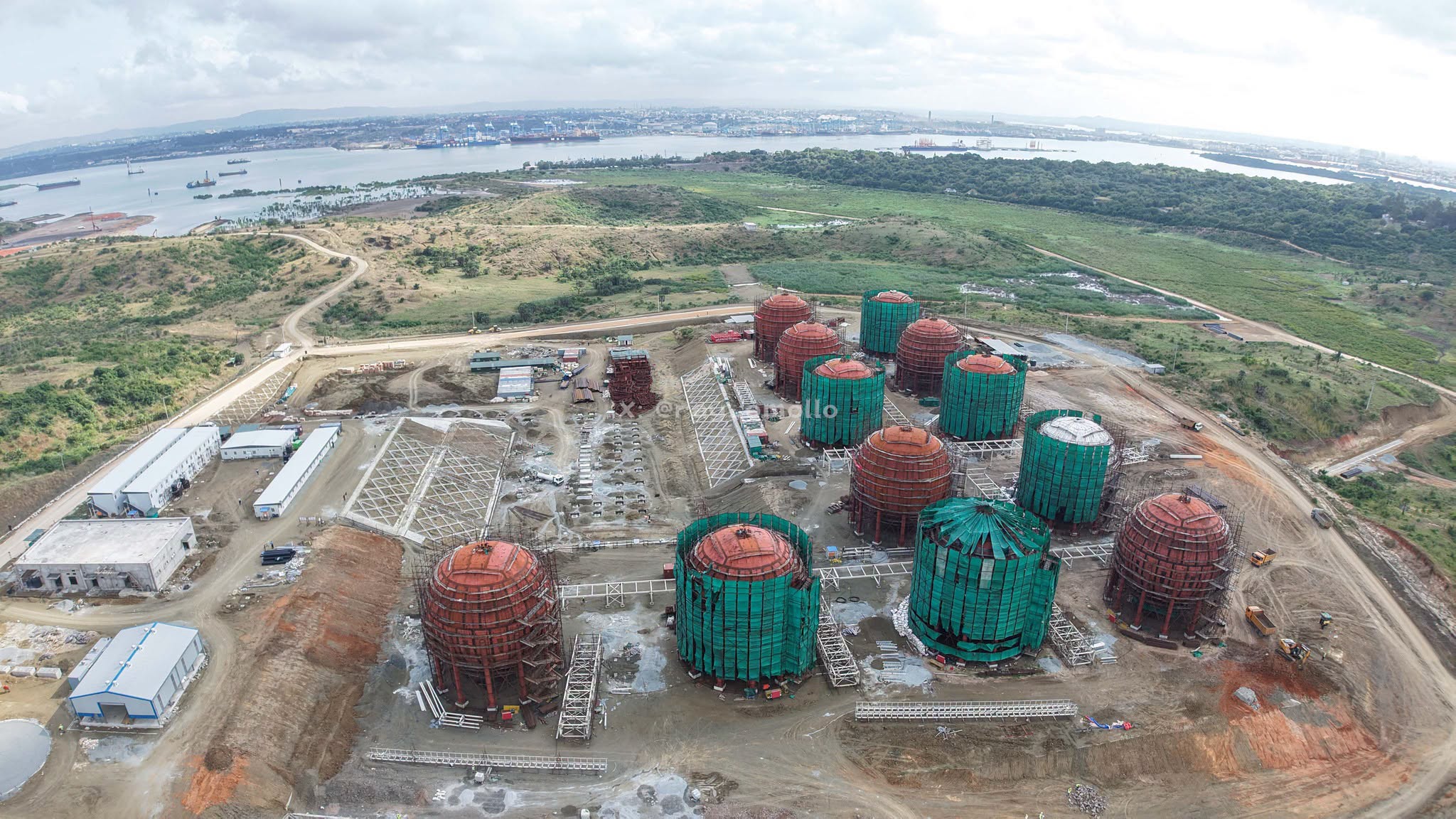 File image of the Taifa Gas LPG Terminal in Mombasa County.
