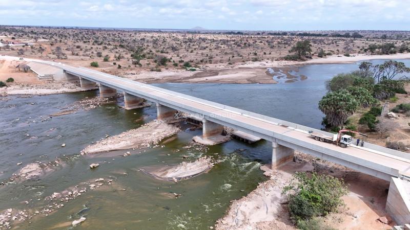 File image of the Galana–Kulalu Bridge.