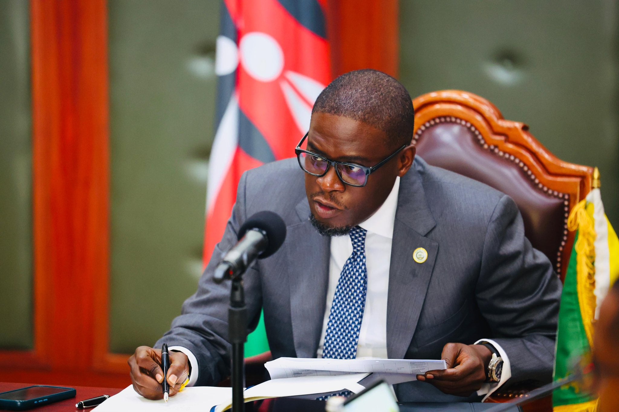 File image of Nairobi Governor Johnson Sakaja.