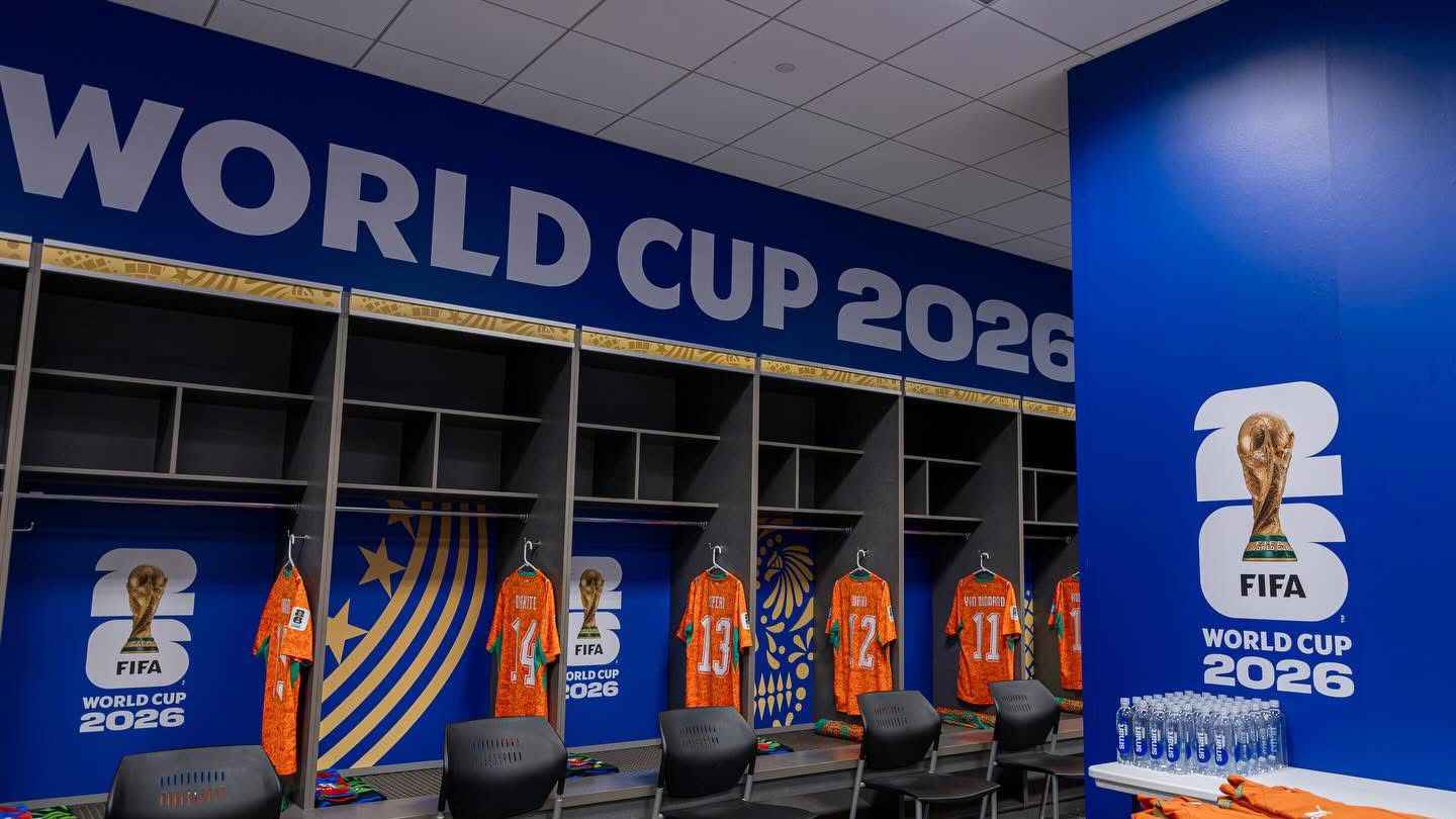 File image of the Ivory Coast changing room