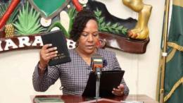 File image of Naisiae Tobiko during her swearing in ceremony