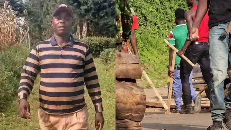 File image of the alleged victim and the Keumbu incident