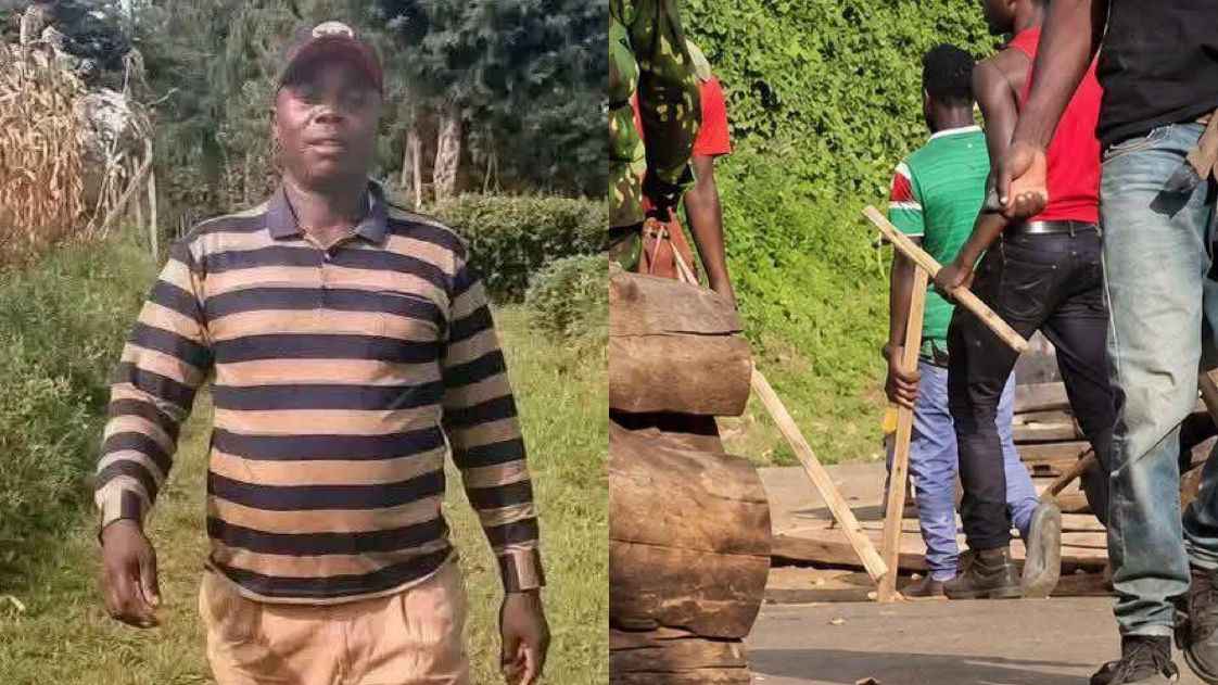 File image of the alleged victim and the Keumbu incident