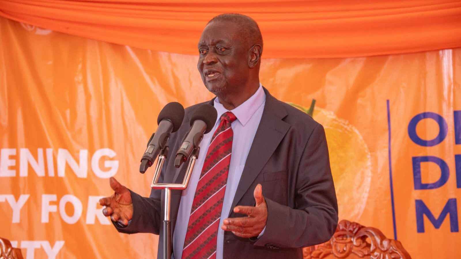 File image of Siaya Senator Oburu Oginga