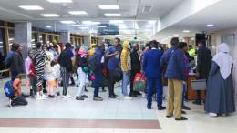 File image of Kenyans evacuated from South Africa