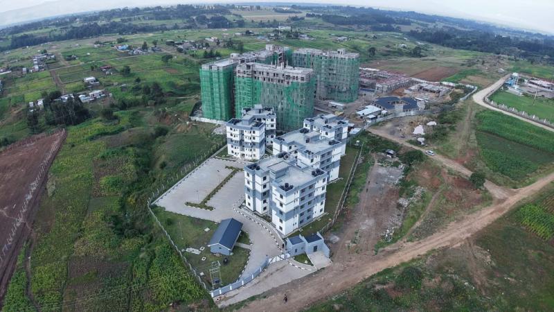 File image of the Ol Kalou Township Affordable Housing Project