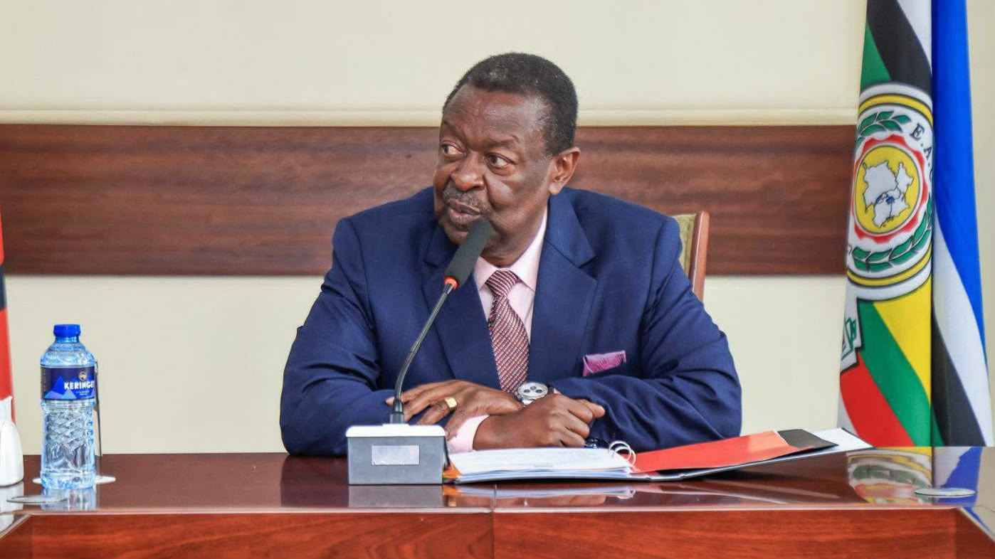 File image of Prime Cabinet Secretary Musalia Mudavadi