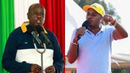 File image of DCP leader Rigathi Gachagua and Mathira MP Eric Wamumbi