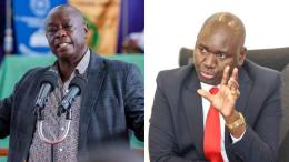 File image of former Deputy President Rigathi Gachagua and Tourism Principal Secretary Julius Bitok