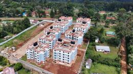 File image of the the Boma Yangu Milimani Vihiga Estate Affordable Housing Project