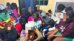 File image of the rescued women