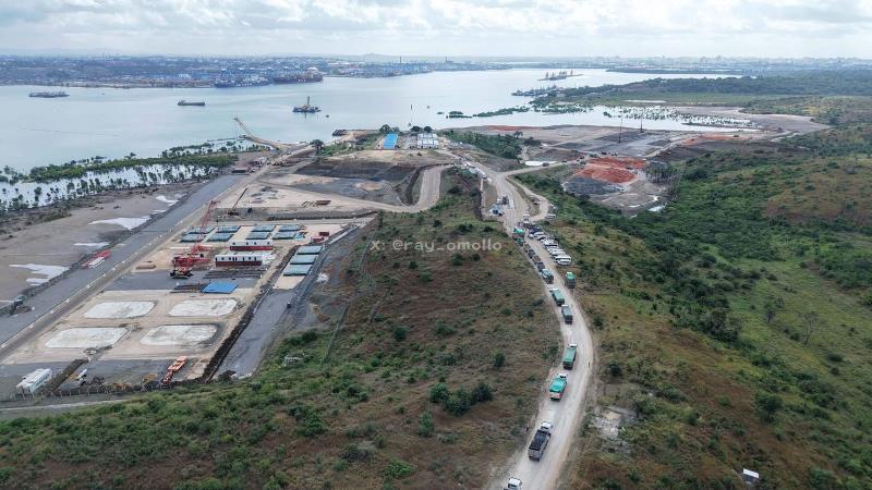 File image of the Economic Zone 1 Road project within the Dongo Kundu Special Economic Zone (SEZ)