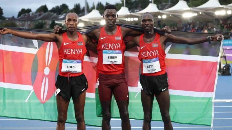 File image of Simon Koech, Edmund Serem and Leonard Bett