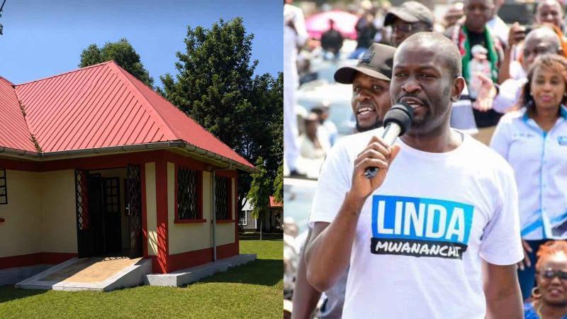 File image of Nairobi Senator Edwin Sifuna and his house