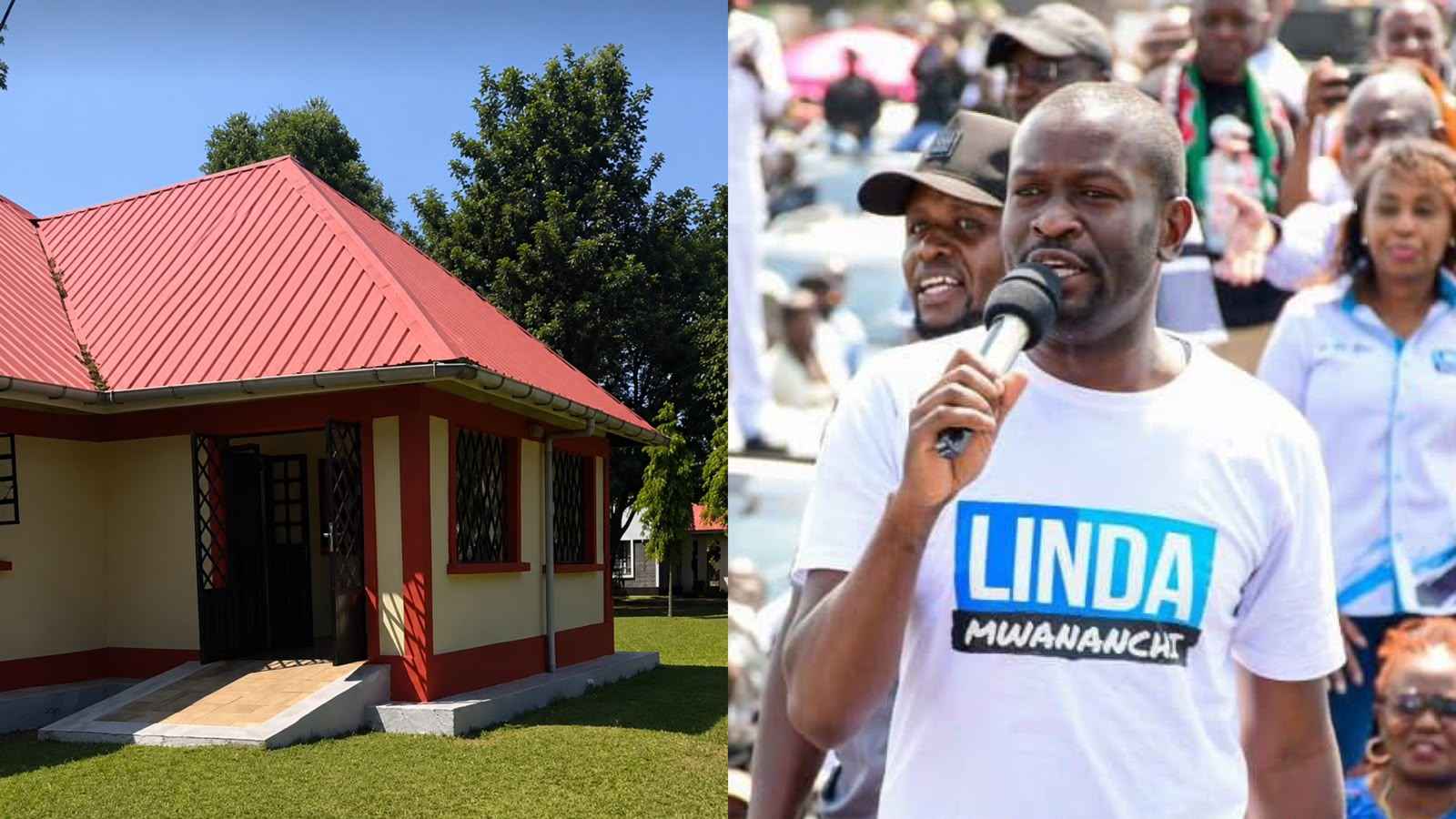 File image of Nairobi Senator Edwin Sifuna and his house