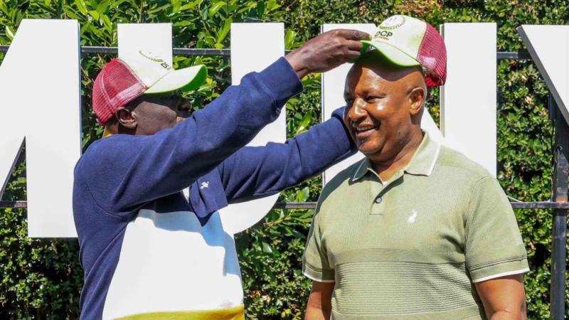 File image of DCP leader Rigathi Gachagua and former Githunguri MP Kago Wa Lydia