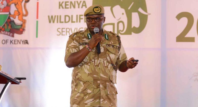 File image of KWS Director General Prof. Erustus Kanga