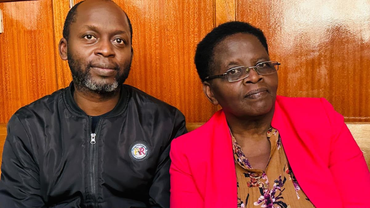 File image of Chris Mulwa and his mother Rose Mbithe