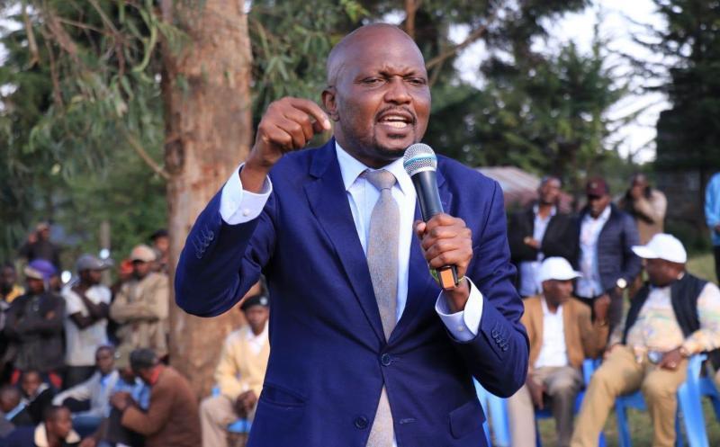 File image of Moses Kuria.