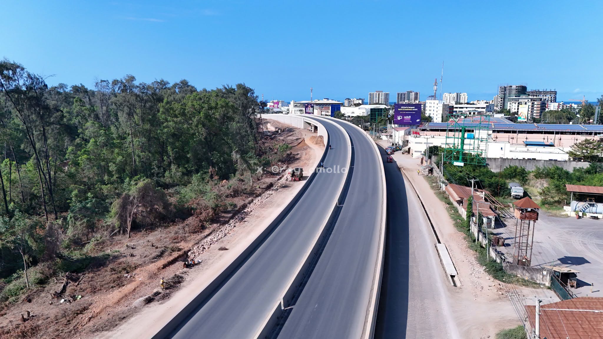 File image of the Mombasa–Kilifi Road.