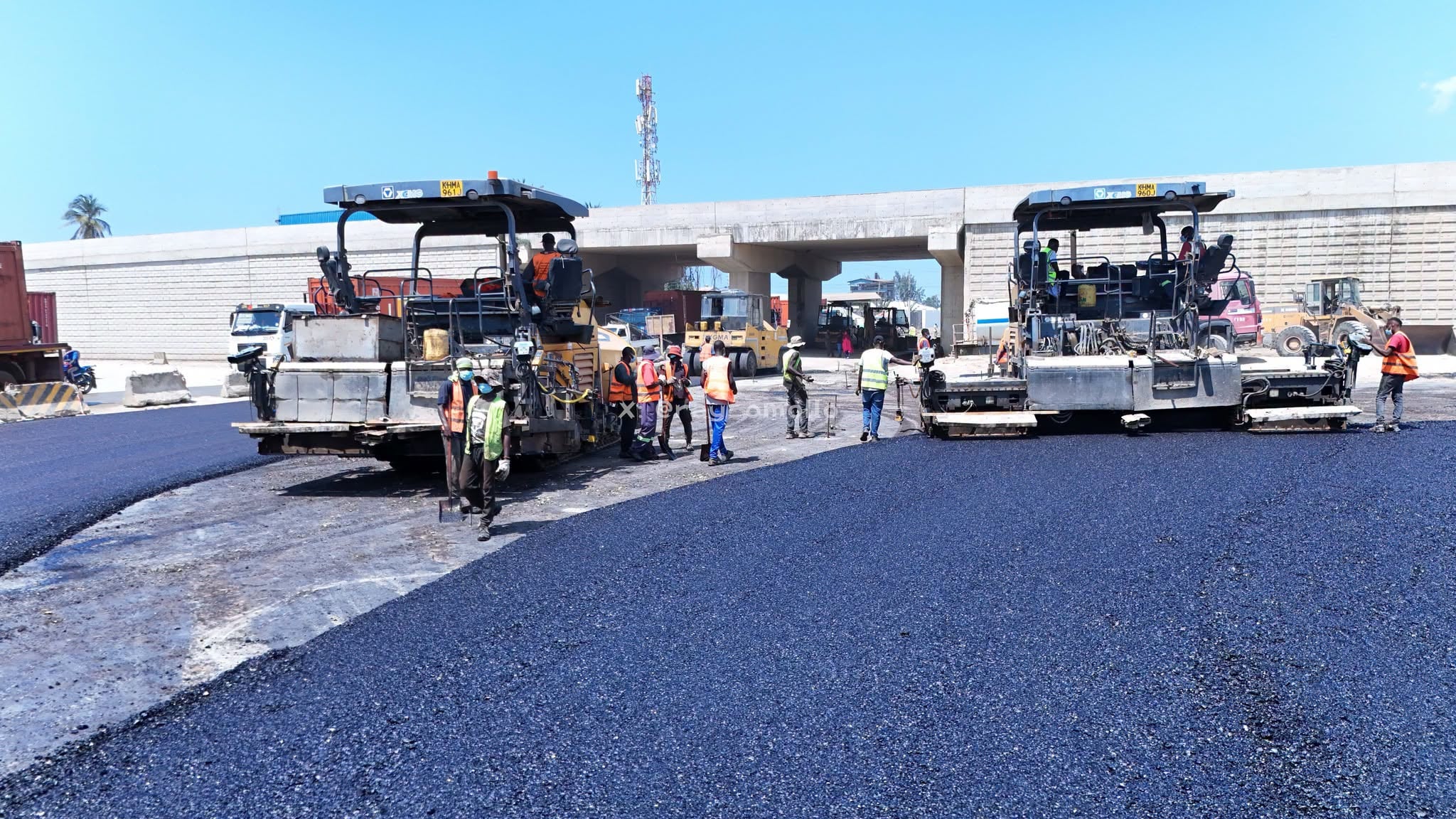 File image of the Jomvu–Mariakani road project.