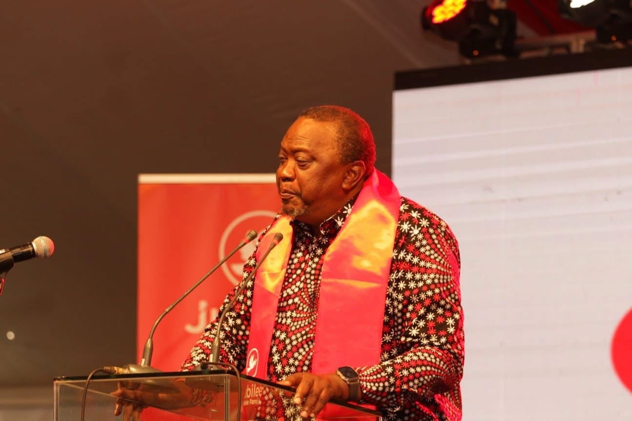 File image of retired President Uhuru Kenyatta.