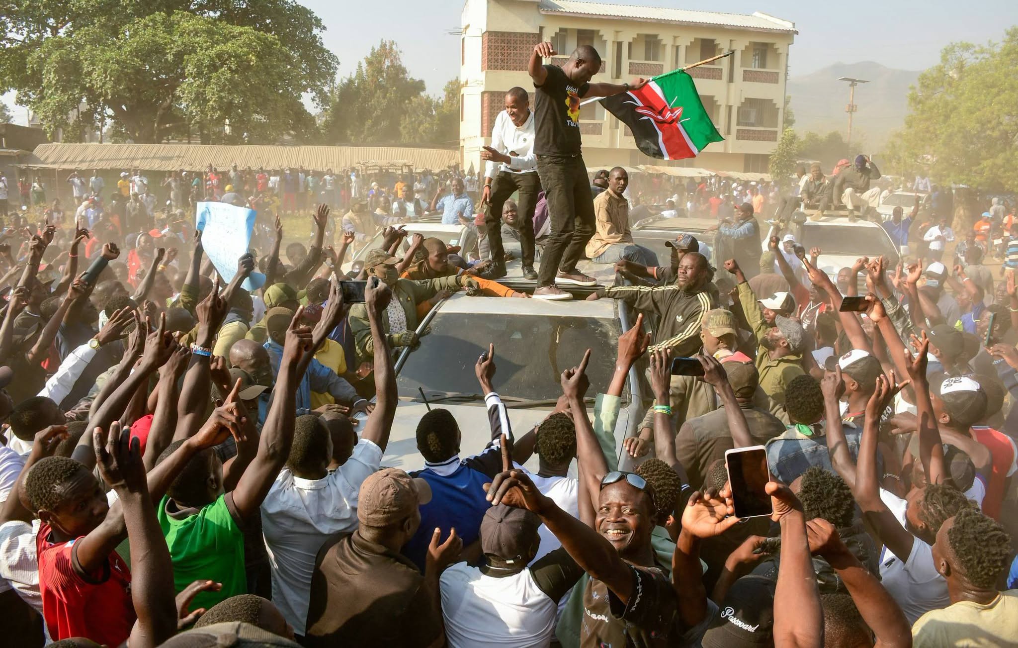 File image of a Linda Mwananchi rally in Homa Bay.