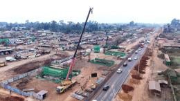 File image of the  Rironi–Mau Summit road project.