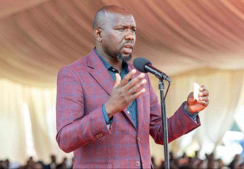 File image of Interior Cabinet Secretary Kipchumba Murkomen.