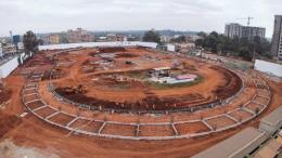 File image of ongoing redevelopment of Thika Stadium