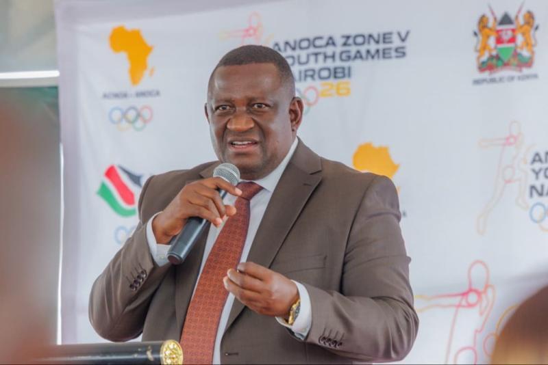 File image of Sports CS Salim Mvurya.