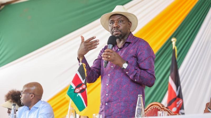 A file photo of Interior CS Kipchumba Murkomen