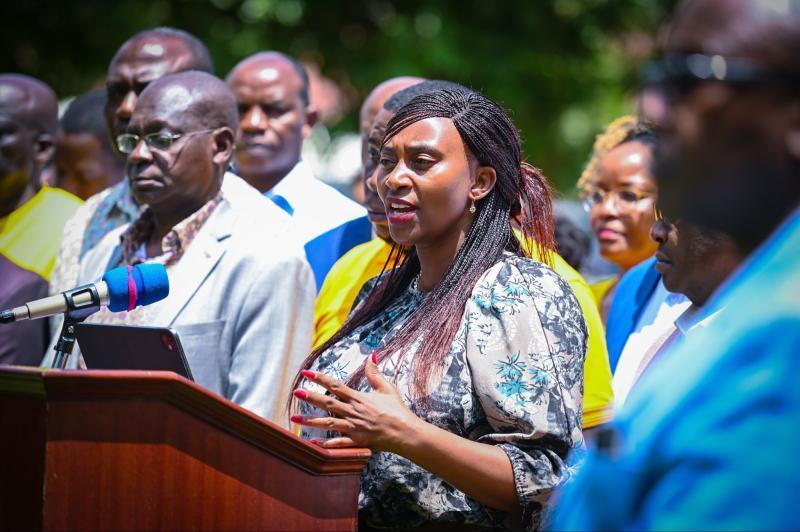 File image of Health PS Mary Muthoni.