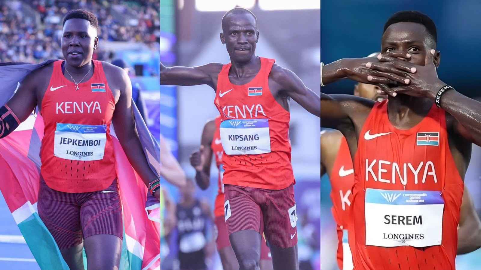 File image of Irene Jepkemboi, Mathew Kipchumba Kipsang and Edmund Serem