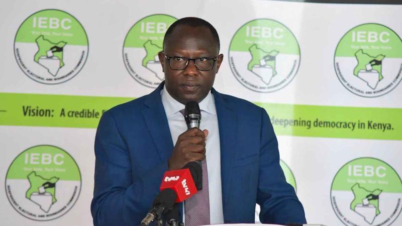 File image of IEBC Chairman Erastus Edung Ethekon
