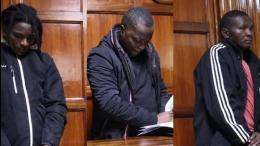 File image of the suspects in court