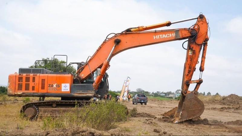 File image of the commencement of  construction of the Naivasha–Kisumu–Malaba Standard Gauge Railway (SGR) extension project