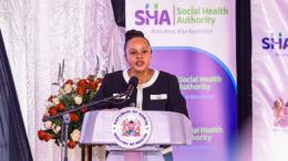 File image of SHA CEO Mercy Mwangangi