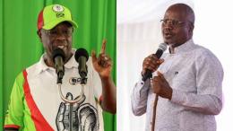 File image of former Deputy President Rigathi Gachagua and Mount Elgon MP Fred Kapondi