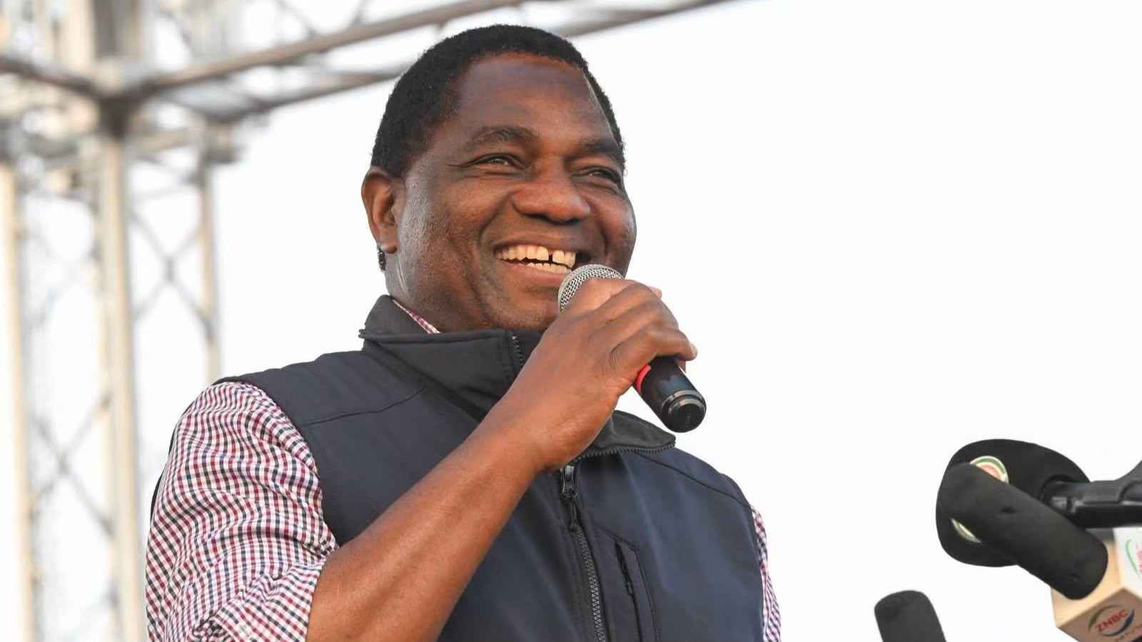 File image of Zambian President Hakainde Hichilema