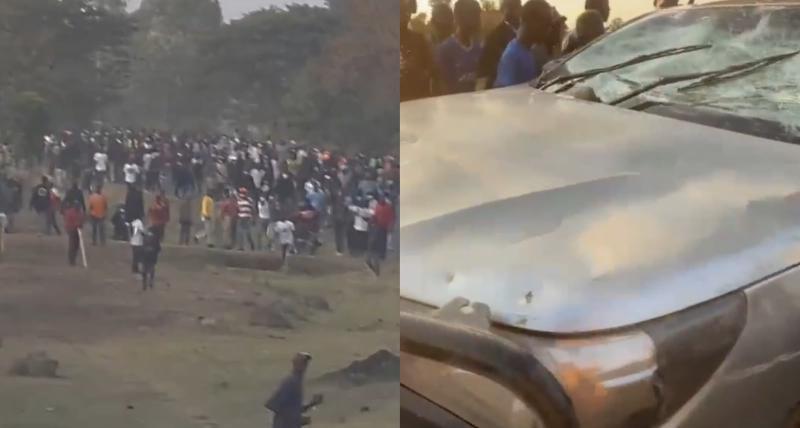 File image of scenes in Homa Bay during the Linda Mwananchi rally