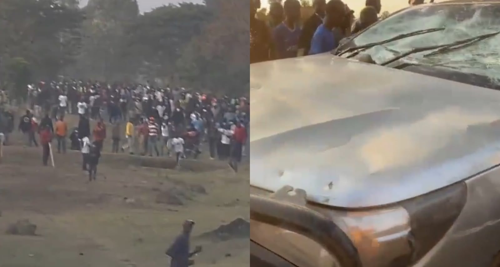 File image of scenes in Homa Bay during the Linda Mwananchi rally