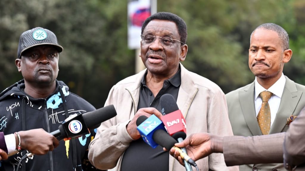 File image of Oliver Jaoko, Siaya Governor James Orengo and Embakasi East MP Babu Owino